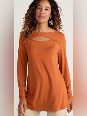 Soft surroundings Beckett Knit Tunic size M petite